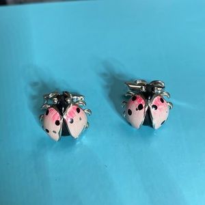 Vintage Swank Ladybug cuff links
